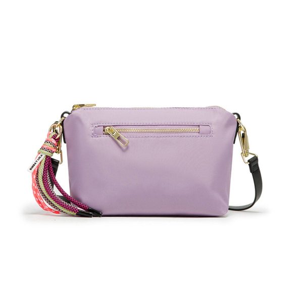 Terylene Nylon shoulder lady simple crossbody bag