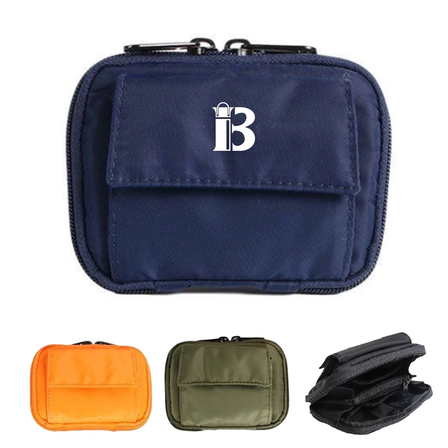 Soft Nylon Cross Coin Wallet