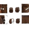 Large Vintage Canvas Backpack for Men