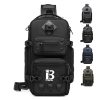 Oxford Sling Backpack Large Capacity Shoulder Crossbody Bags