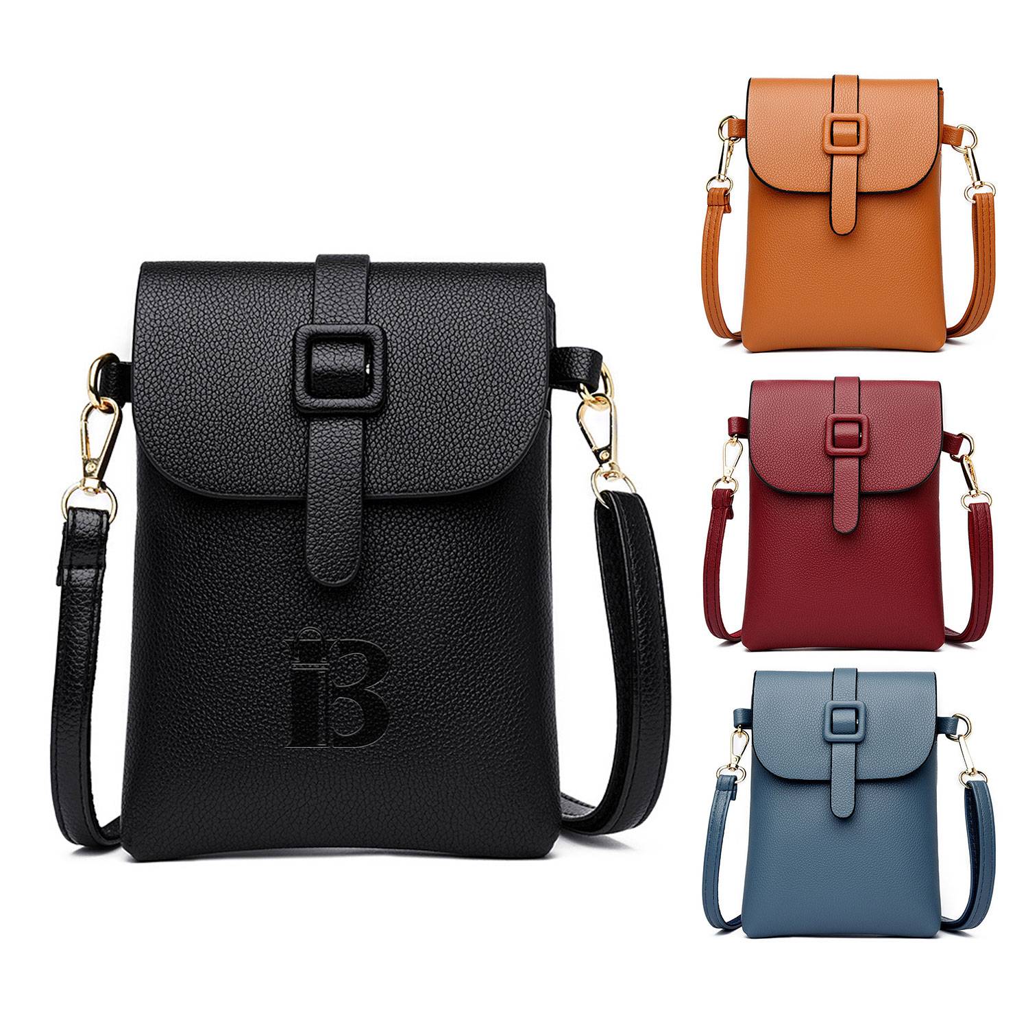 Mini Phone Soft PU leather crossbody bag