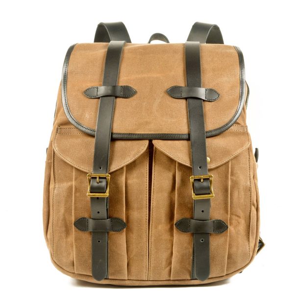 Hiking Backpack Oil Wax Canvas Men and Women
