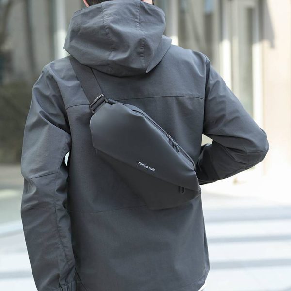 Nylon Multi-functional Men’s Chest Crossbody Bag