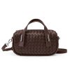 Genuine Leather Simple woven shoulder cross-body bag