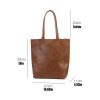 Genuine Leather Tote Bag Women Casual Handbag