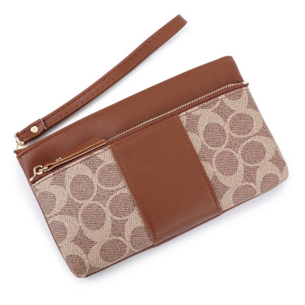 PU Exquisite Retro Zip Wallet