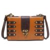 PU Punk industrial retro style small square bag