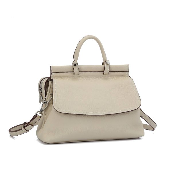 Genuine Leather Fashionable Large Crossbody Tote Bag