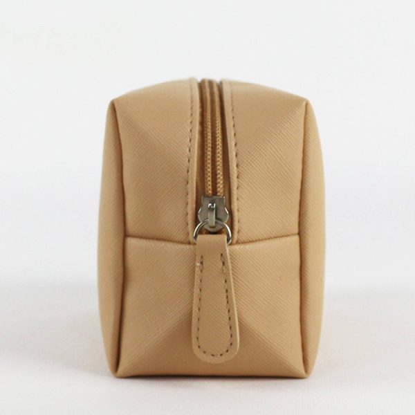 Pu Leather Zipper Makeup Bag