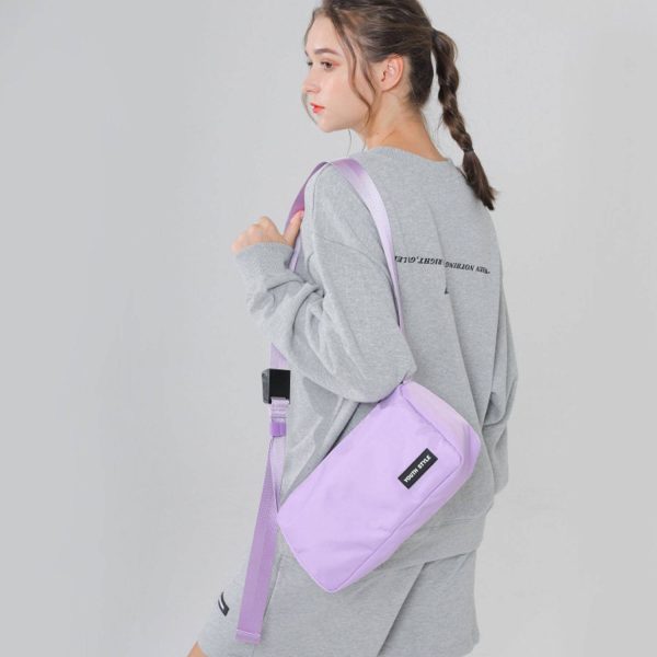 Klein Blue Sports Nylon Cross-Body School Canvas Bag