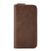 Men's Long Faux Leather Wallet