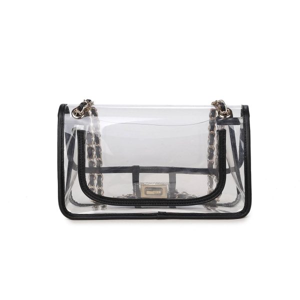PVC Clear Purse Handbag with Chain