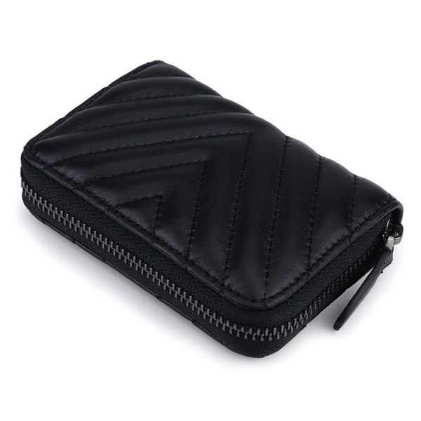 Genuine Leather Mini Wallet Card Bag