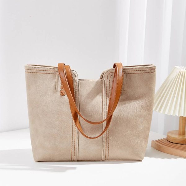 PU Large Capacity Tote Bag