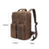 Large Genuine Leather Backpack for Men
