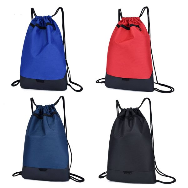 Oxford Large Capacity Drawstring backpack with zipper