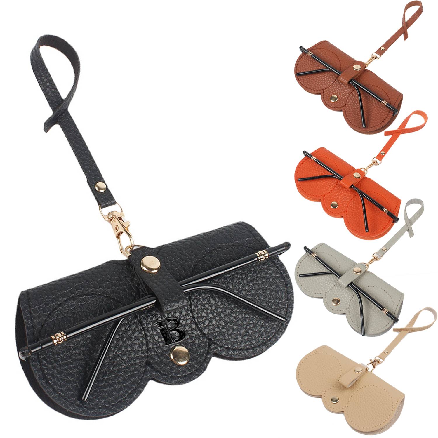 Soft PU Leather Sunglasses Bag