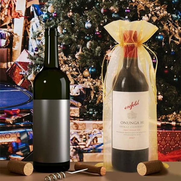 1-Bottle Wine Bag W/ Drawstring