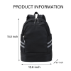 Gym Bag For Women Waterproof Backpack With Shoe Compartment