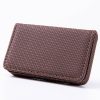 PU leather business card storage bag