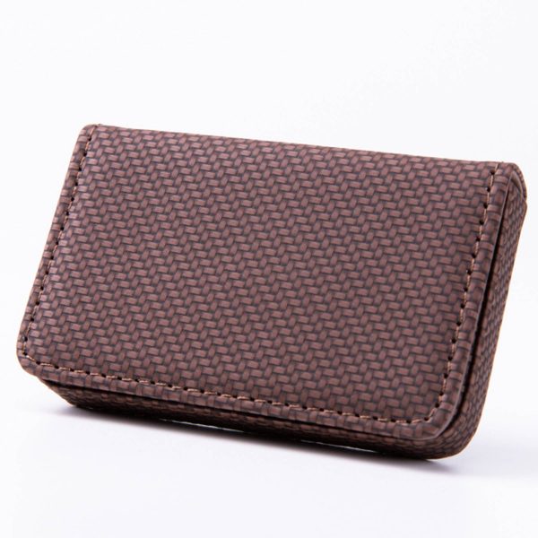 PU leather business card storage bag