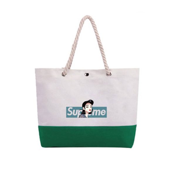Cotton Rope Hand-held Canvas Shopping Bag