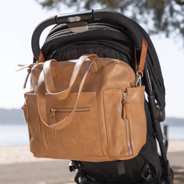 PU Multi-functional mommy tote bag backpack