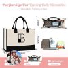 Alphabet Gift Tote Bag Everyday Travel Ladies Tote