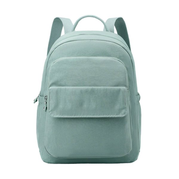 Nylon Backpack Solid Color Simple Fashion for Women