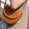 Genuine Leather Adjustable Strap Crossbody