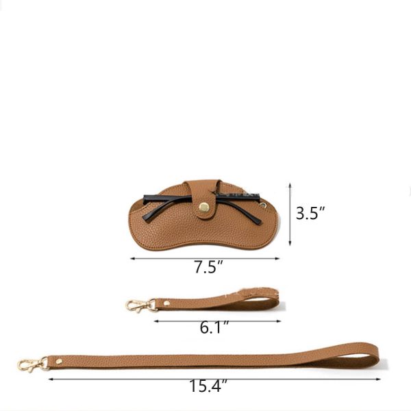 PU Leather Sunglasses Storage Bag