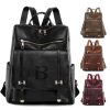 Vintage PU Leather Backpack