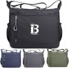 Nylon Multicolor High Capacity Crossbody Bag