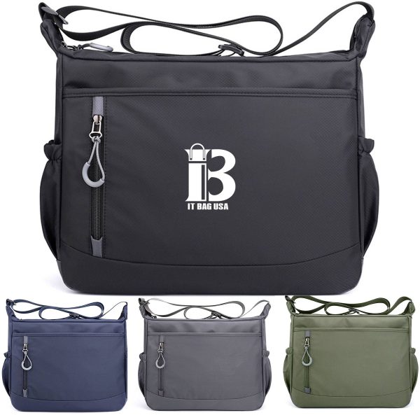 Nylon Multicolor High Capacity Crossbody Bag
