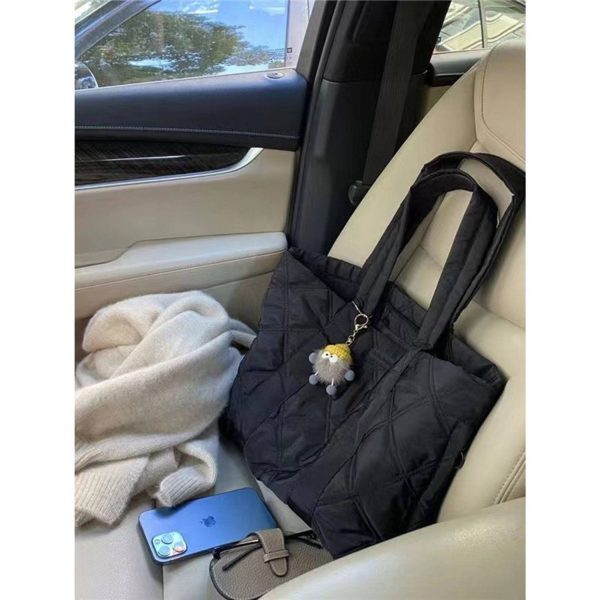 Nylon large capacity tote bag