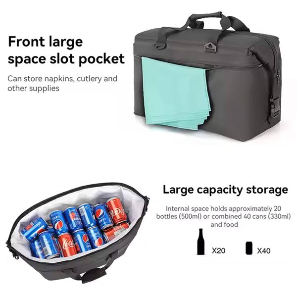 Waterproof large capacity oxford cloth ice pack