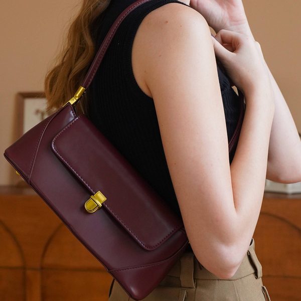 PU Leather Shoulder Tote Bag for Women