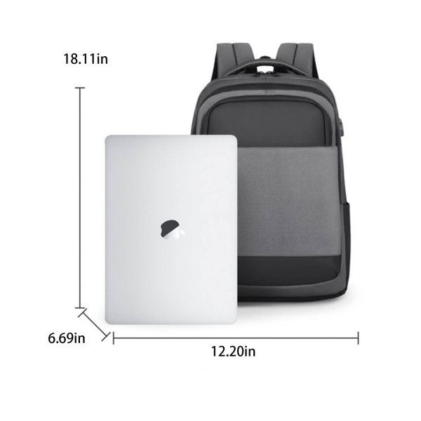 Leisure Oxford Computer Backpack With Usb Charging Port