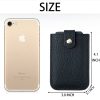Genuine Leather portable slim coin purse/Wallet card case