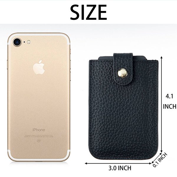 Genuine Leather portable slim coin purse/Wallet card case