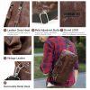 Genuine Leather High-capacity Waterproof Cross-body Bag Men