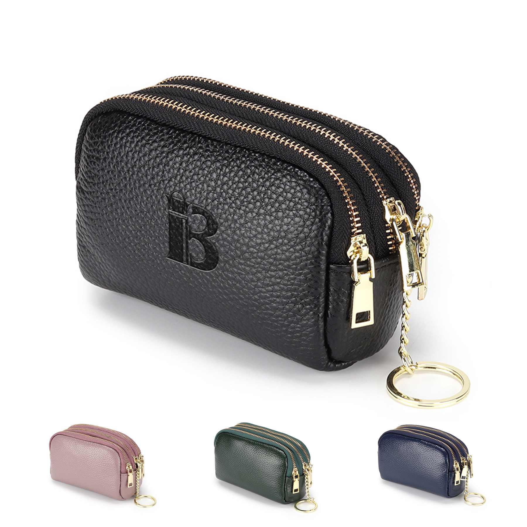 Genuine Leather Small multi-function key coin purse