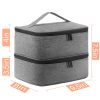 Oxford Double Layer Nail Polish Storage Makeup Bag