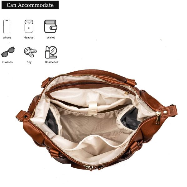 Pu Diaper Fashion Travel Toddler Baby Mommy Backpack