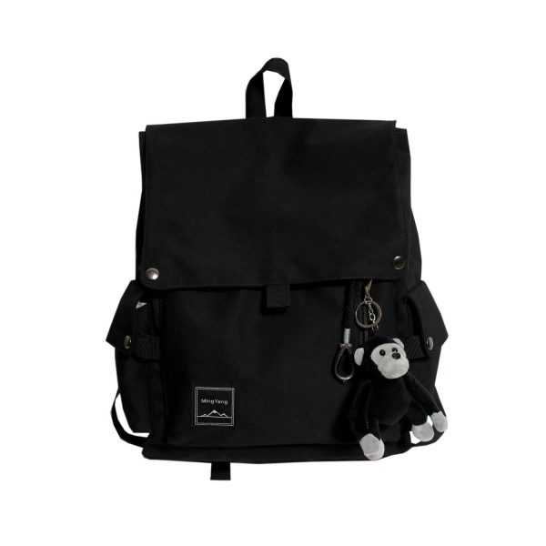 Flip Simple Student Canvas Backpack