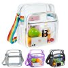 PVC Clear Crossbody Messenger Shoulder Bag