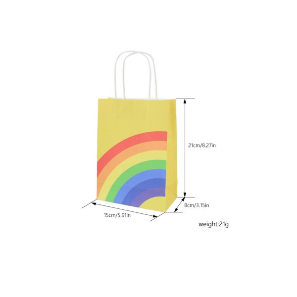 Kraft Paper Rectangular Tote Gift Bag