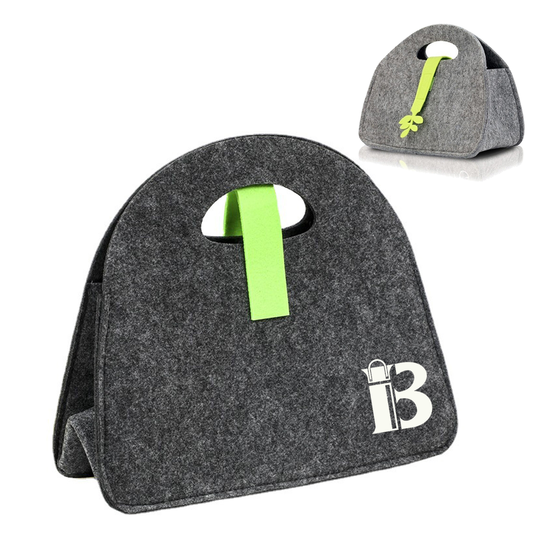 Insulated Felt Lunch Box Handbag