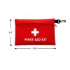 Large Zipper Storage Pouch w/ Plastic Hook