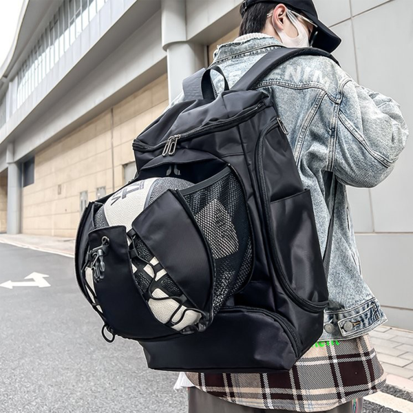 Laptop Backpack for Outdoor with Ball Compartment